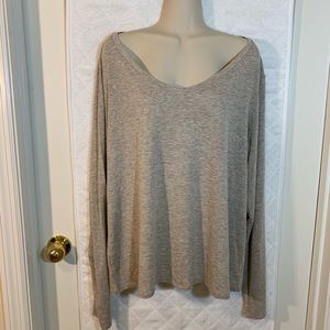 Cato Woman shimmery metallic long sleeves 22W